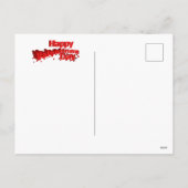 Carte postale Chien Heureuse Sainte-Valentin (Dos)