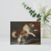 Carte Postale Chien humide IA (Debout devant)
