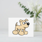 Carte Postale Chien impatient (Debout devant)