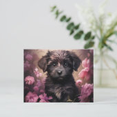 Carte Postale Chien Jardinier (Debout devant)