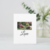 Carte Postale Chien maman amour ajouter nom texte nom de animal  (Debout devant)