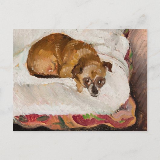 Carte Postale Chien mentant | Zygmunt Waliszewski (Devant)