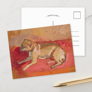 Carte Postale Chien mentant   Zygmunt Waliszewski