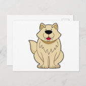 Carte Postale Chien mignon (Devant / Derrière)