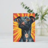 Carte Postale Chien Mignon (Debout devant)