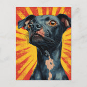 Carte Postale Chien Mignon (Devant)