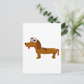 Carte Postale Chien mignon (Debout devant)