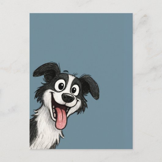 Carte Postale Chien Mignon (Devant)