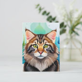 Carte Postale Chien mignon gros (Debout devant)