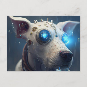 Carte Postale Chien Robotique