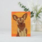 Carte Postale Chien sauvage africain (Debout devant)
