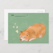 Carte Postale Chien Shiba #1 (Devant / Derrière)