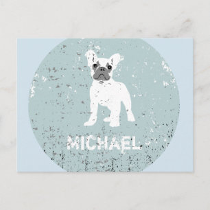 Carte Postale Chien taureau français