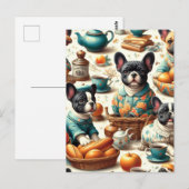 Carte Postale Chien-taureau vintage (Devant / Derrière)