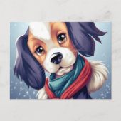 Carte Postale Chien Triste (Devant)