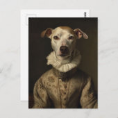 Carte Postale Chien Vintage mignon (Devant / Derrière)