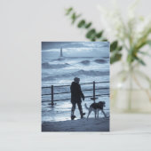 Carte Postale Chien Walker à Roker (Debout devant)