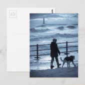 Carte Postale Chien Walker à Roker (Devant / Derrière)