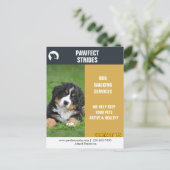 Carte Postale Chien Walker Marketing d'affaires (Debout devant)