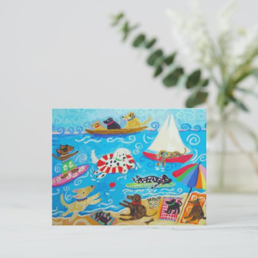 Carte postale Chiens (Debout devant)