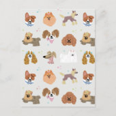 Carte Postale Chiens Animaux de compagnie Papier de papeterie po (Devant)