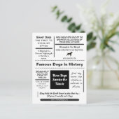 Carte Postale Chiens célèbres de l'histoire (Debout devant)