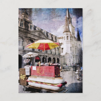 Carte Postale Chiens chauds dans le Vieux Carre