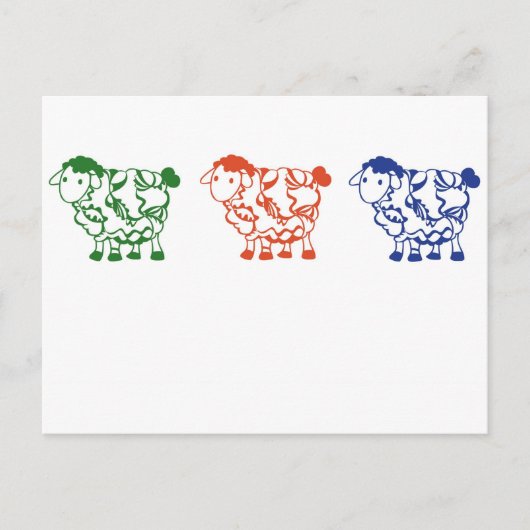 Carte Postale Chiens comptés (Devant)