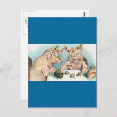 Carte Postale Chiens de jeu (Devant / Derrière)