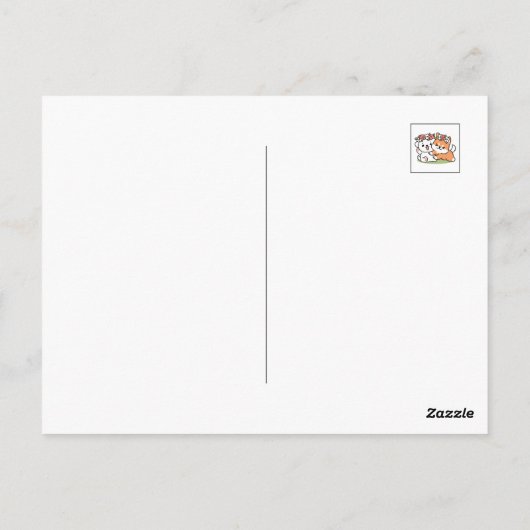 Carte Postale Chiens de jeu avec Flower Crowns - Fun Spring Them (Dos)