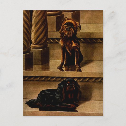 Carte Postale Chiens de jouets vintages (Devant)