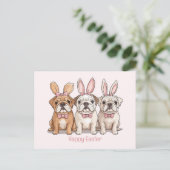 Carte Postale Chiens de Pâques (Debout devant)