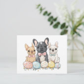 Carte Postale Chiens de Pâques (Debout devant)
