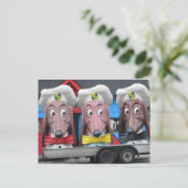 Carte Postale Chiens de table (Debout devant)