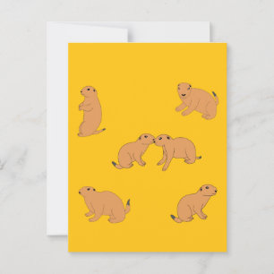 Carte Postale Chiens des Prairies