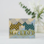 Carte Postale Chiens écossais Clan MacLeod (Debout devant)