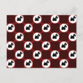 Carte Postale Chiens écossais mignons (Devant)