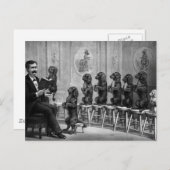 Carte Postale Chiens Éduqués (Devant / Derrière)
