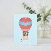 Carte Postale Chiens En Ballons À Air Chaud (Debout devant)