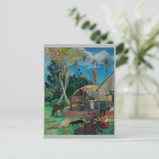 Carte Postale Chiens noirs Paul Gauguin (Debout devant)