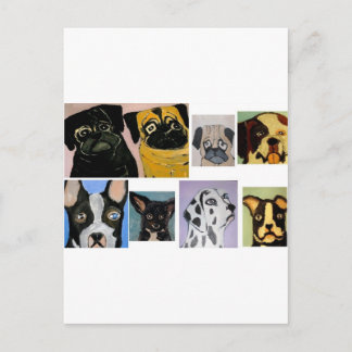 Carte Postale chiens par eric ginsburg
