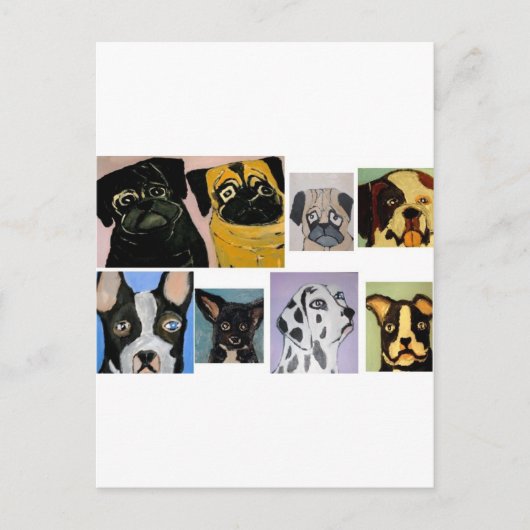 Carte Postale chiens par eric ginsburg (Devant)
