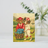 Carte postale Chiens Vintages (Debout devant)