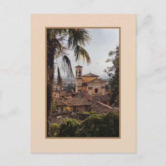 Carte Postale Chiesa di Père Noël Grata Inter Vites, Bergamo, It (Devant)