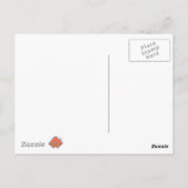 Carte Postale Chiffre à ailes foncées volant à travers l'espace (Dos)