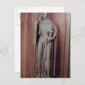 Carte Postale Chiffre allégorique de l'église tenant un calice (Devant / Derrière)