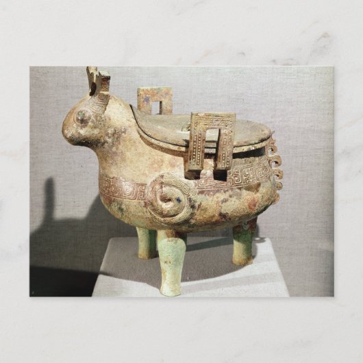 Carte Postale Chiffre animal sacrificiel 'hsi-ting' (Devant)