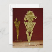 Carte Postale Chiffre anthropomorphe d'un guerrier (Devant / Derrière)