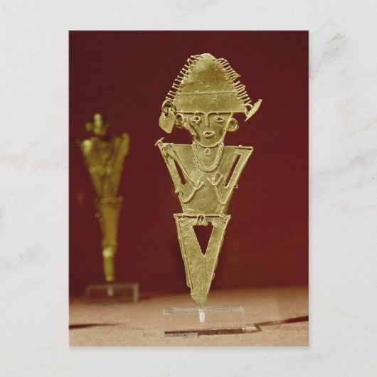 Carte Postale Chiffre anthropomorphe d'un guerrier (Devant)