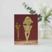 Carte Postale Chiffre anthropomorphe d'un guerrier (Debout devant)